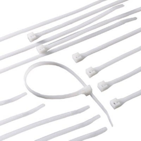 Ecm Industries 100PK 11 WHT Cable Tie 46-310